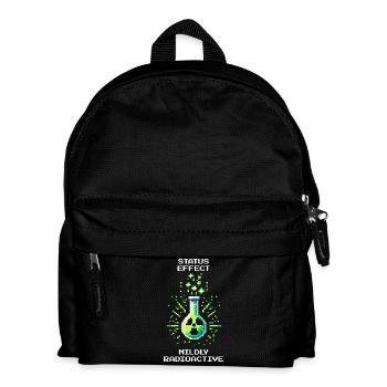Statuseffekt: leicht radioaktiv | Chemie - Kinder Rucksack - Schwarz - Vorne