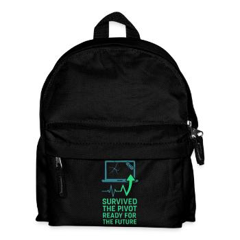 Startup Founder Survivor Burnout Recover - Kids' Backpack - black - Front