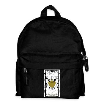 three of swords - Kids' Backpack - black - Front