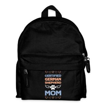 Zertifizierte Schäferhundmama - Kinder Rucksack - Schwarz - Vorne