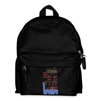 Audio Circuit Platinenkunst - Kinder Rucksack - Schwarz - Vorne