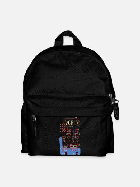 Audio Circuit Platinenkunst - Kinder Rucksack - Schwarz