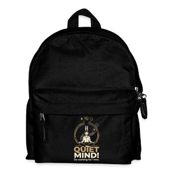 Quiet Mind - Kids' Backpack - black - Front