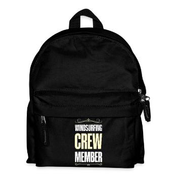 Windsurfing Crew - Kinder Rucksack - Schwarz - Vorne