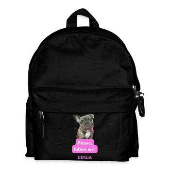 Société de chiot : Suis-moi - Sac à dos Enfant - noir - Devant