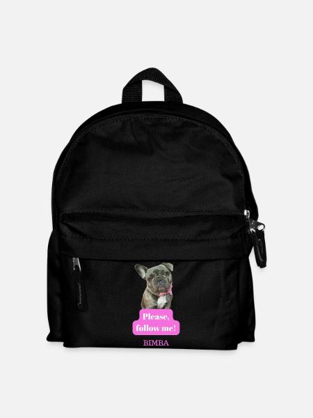 Puppy Social Follow Me - Kids' Backpack - black