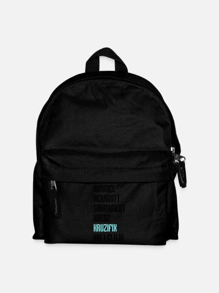 Bayrisch Fluchen - Kinder Rucksack - Schwarz