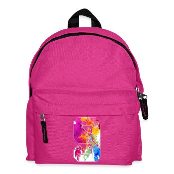 9TH BIRTHDAY BASKETBALL NUMBER 9 - Kids' Backpack - fuchsia - Front
