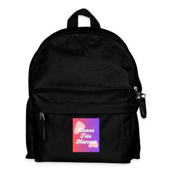 MAMAN,FÊTE DES MÈRES,BONNE FÊTE MAMAN - Sac à dos Enfant - noir - Devant
