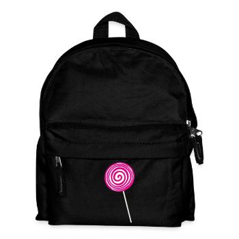 Lollipop Candy Candy Sweet Lolly Sweet Tooth - Kids' Backpack - black - Front