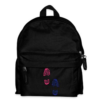 trace pas chaussure 232 - Sac à dos Enfant - noir - Devant
