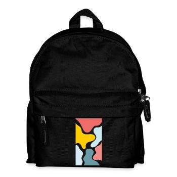 Fall eines Kuhdrucktelefons, Samsung-Fall, iPhone-Fall - Kinder Rucksack - Schwarz - Vorne