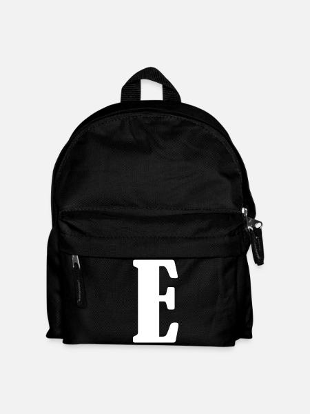 E - Kinder Rucksack - Schwarz