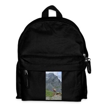 Bouquetin des Alpes - Sac à dos Enfant - noir - Devant