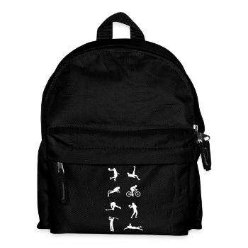 Sportarten Geschenk - Kinder Rucksack - Schwarz - Vorne