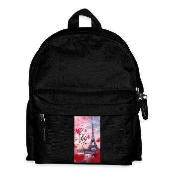 Stick love Paris - Kids' Backpack - black - Front