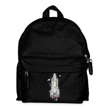 Imaginative Space Shuttle - Artfully Designed - Kids' Backpack - black - Front