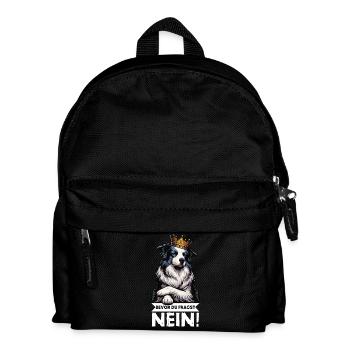 Before you ask: Border Collie, Herding Dog, Collie Dog - Kids' Backpack - black - Front