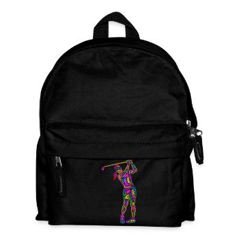 Golfeuse Golfeuse Femmes Colorées Enfants Filles Golfeuses - Sac à dos Enfant - noir - Devant