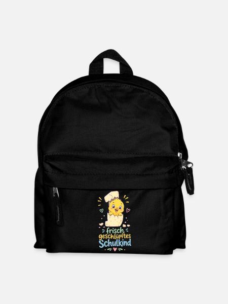Frisch geschlüpftes Schulkind - Kinder Rucksack - Schwarz