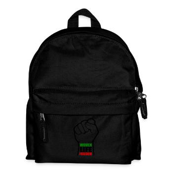 Women life freedom - Kids' Backpack - black - Front