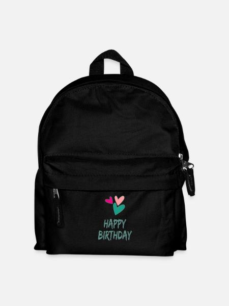 ANNIVERSAIRE. HAPPY BIRTHDAY. JOYEUX ANNIVERSAIRE. - Sac à dos Enfant - noir