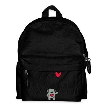 liebes monster mit ballon - Kinder Rucksack - Schwarz - Vorne