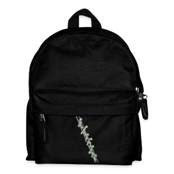 Unicorns auf einer Leiter - Kinder Rucksack - Schwarz - Vorne