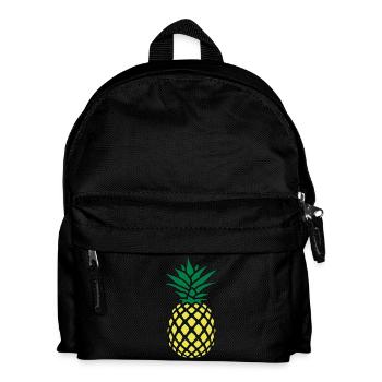 Funky pineapple - Kids' Backpack - black - Front