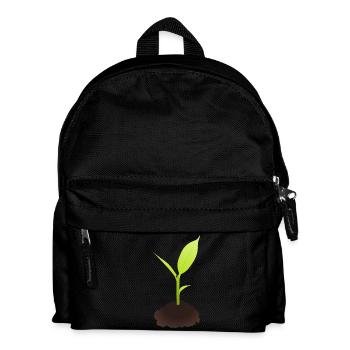 Sprout illustration - Kids' Backpack - black - Front