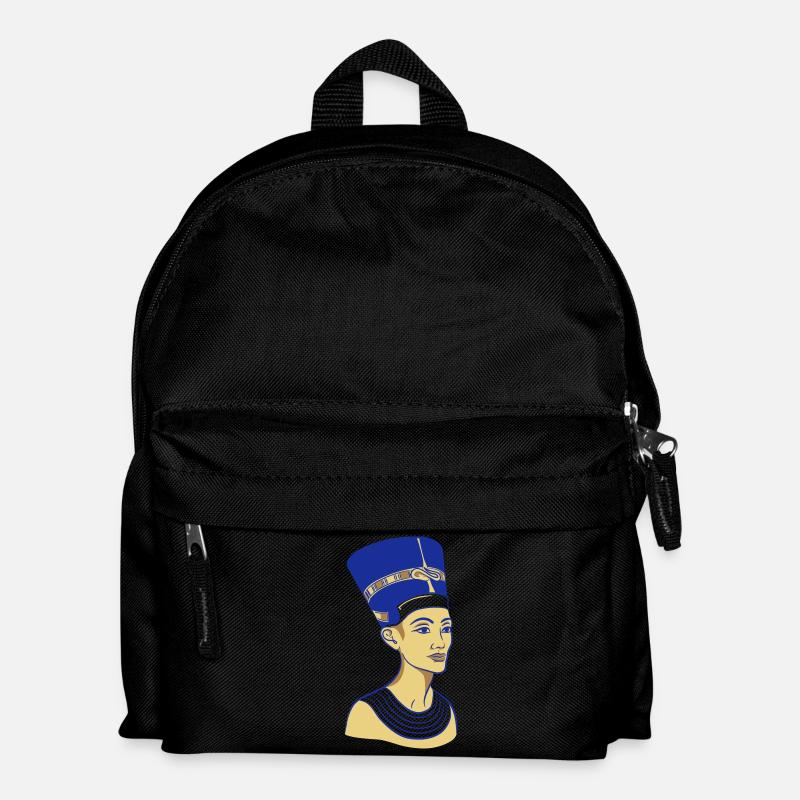 Nofretete Königin - Kinder Rucksack - Schwarz