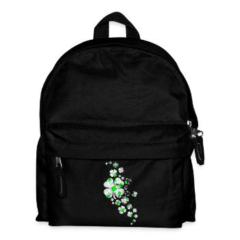 Vintage Shamrocks Lucky Charms Retro - Kids' Backpack - black - Front