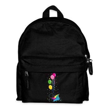 Carnival Mardi Gras Fool Cap Balloon Carnival - Kids' Backpack - black - Front