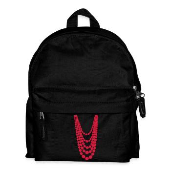 Pearl Necklace - Kids' Backpack - black - Front