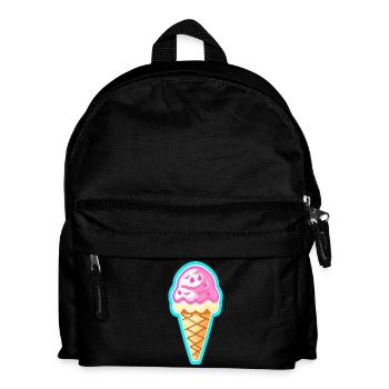 Eis - Kinder Rucksack - Schwarz - Vorne