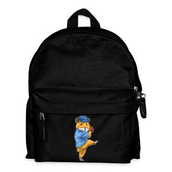 Hamster Baseball Baseball Glove - Kids' Backpack - black - Front