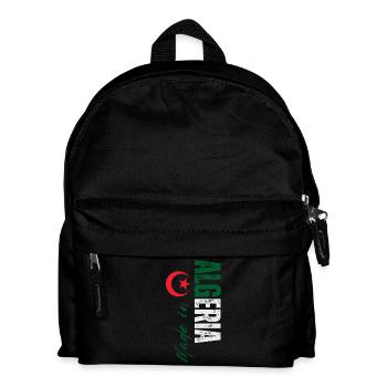 Fabriqué en Algérie, conception verticale - Sac à dos Enfant - noir - Devant