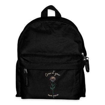 Grow at your own pace - Kids' Backpack - black - Front