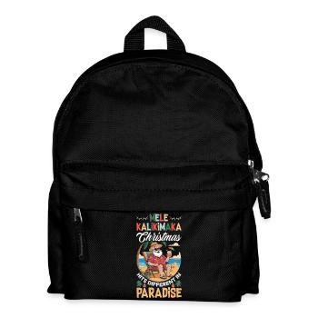 Mele Kalikimaka Hawaiian Christmas - Kids' Backpack - black - Front