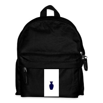 Midnight Blue Vase Silhouette - Kids' Backpack - black - Front