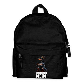Before You Ask Doberman Doberman Owner - Kids' Backpack - black - Front