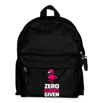Zero Flocks Given - Kinder Rucksack - Schwarz - Vorne