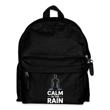 Calme sous la pluie régénérante - Sac à dos Enfant - noir - Devant
