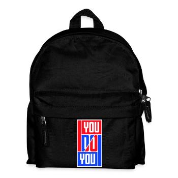 Tu fais ton drôle Confiance en toi Logo de la liberté - Sac à dos Enfant - noir - Devant