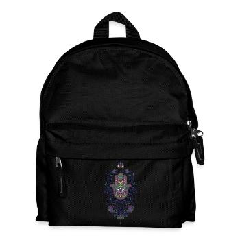 Spiritualité Géométrie sacrée Fleur de lotus - Sac à dos Enfant - noir - Devant