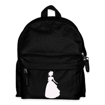 Princesse en robe de bal - Sac à dos Enfant - noir - Devant