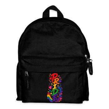 Pride Month Outfit Geschenk für Frauen Männer - Kinder Rucksack - Schwarz - Vorne
