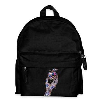 Metallic Crystal Apple Hand - Kids' Backpack - black - Front