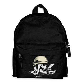 Feuerwehr und Rettungsdienst Skull - Kinder Rucksack - Schwarz - Vorne