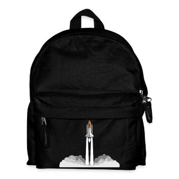 Space Shuttle Launch - Kinder Rucksack - Schwarz - Vorne